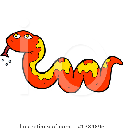 Royalty-Free (RF) Snake Clipart Illustration by lineartestpilot - Stock Sample #1389895