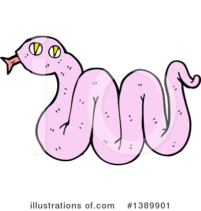 Royalty-Free (RF) Snake Clipart Illustration by lineartestpilot - Stock Sample #1389901