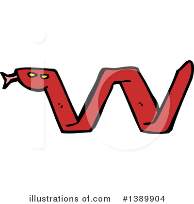 Royalty-Free (RF) Snake Clipart Illustration by lineartestpilot - Stock Sample #1389904