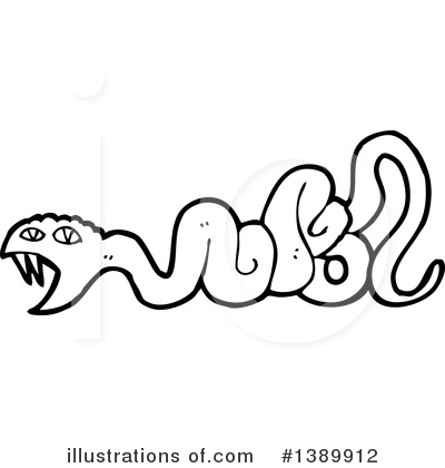 Royalty-Free (RF) Snake Clipart Illustration by lineartestpilot - Stock Sample #1389912