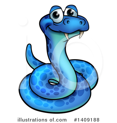 Royalty-Free (RF) Snake Clipart Illustration by AtStockIllustration - Stock Sample #1409188