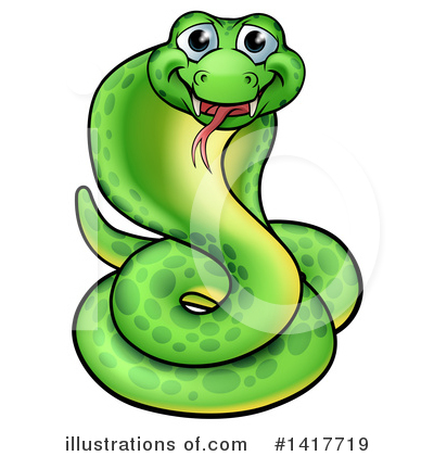 Snakes Clipart #1417719 by AtStockIllustration