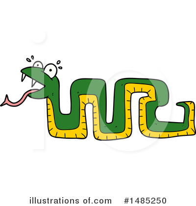 Royalty-Free (RF) Snake Clipart Illustration by lineartestpilot - Stock Sample #1485250