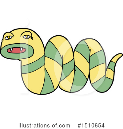 Royalty-Free (RF) Snake Clipart Illustration by lineartestpilot - Stock Sample #1510654