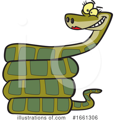 Snakes Clipart #1661306 by toonaday