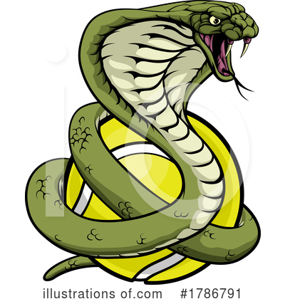 Cobra Snake Clipart #1786791 by AtStockIllustration