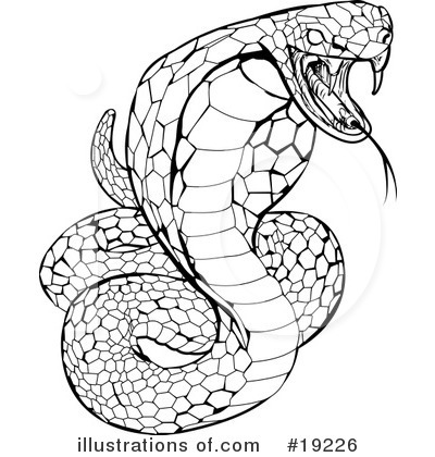 Serpent Clipart #19226 by AtStockIllustration