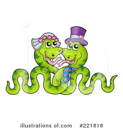 Royalty-Free (RF) Snake Clipart Illustration by visekart - Stock Sample #221818