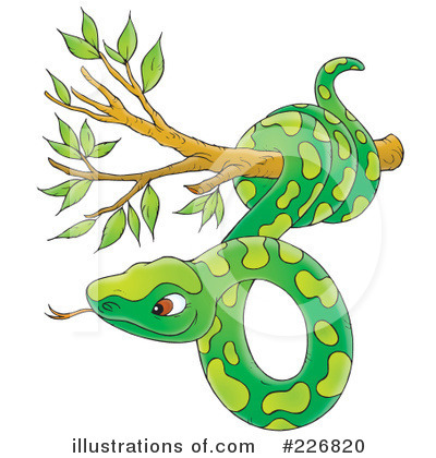Royalty-Free (RF) Snake Clipart Illustration by Alex Bannykh - Stock Sample #226820