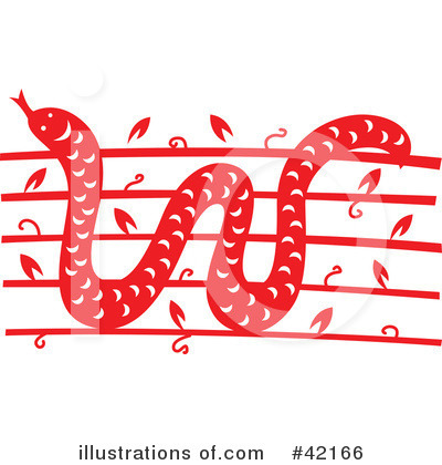 Royalty-Free (RF) Snake Clipart Illustration by Cherie Reve - Stock Sample #42166
