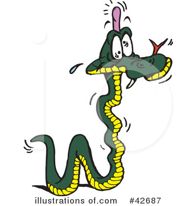 Royalty-Free (RF) Snake Clipart Illustration by Dennis Holmes Designs - Stock Sample #42687