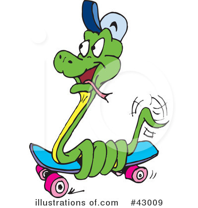 Royalty-Free (RF) Snake Clipart Illustration by Dennis Holmes Designs - Stock Sample #43009