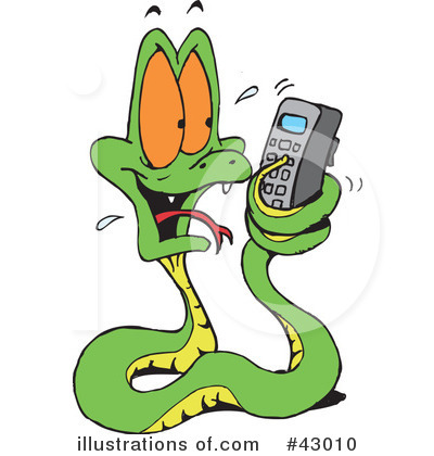 Snake Clipart #43010 by Dennis Holmes Designs