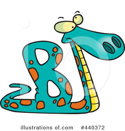 Royalty-Free (RF) Snake Clipart Illustration by toonaday - Stock Sample #440372