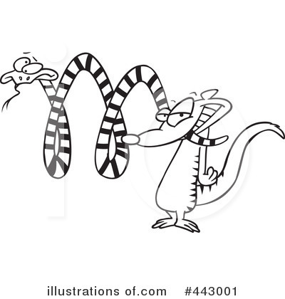 Royalty-Free (RF) Snake Clipart Illustration by toonaday - Stock Sample #443001