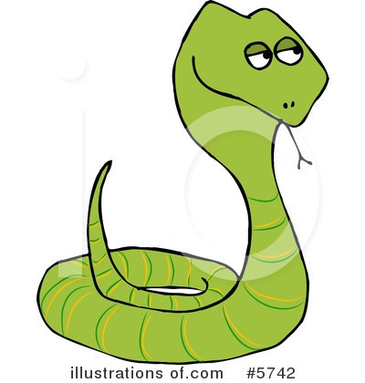 Royalty-Free (RF) Snake Clipart Illustration by djart - Stock Sample #5742
