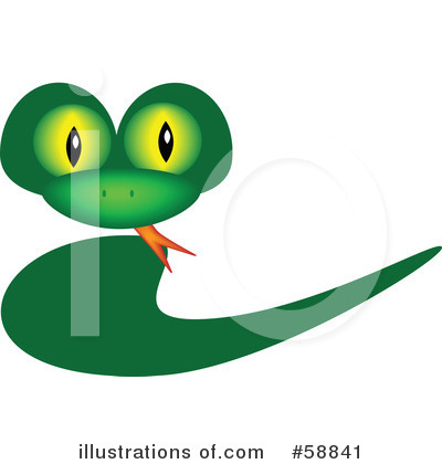 Royalty-Free (RF) Snake Clipart Illustration by kaycee - Stock Sample #58841