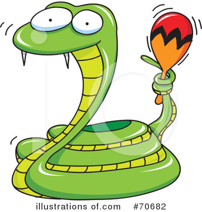 Royalty-Free (RF) Snake Clipart Illustration by jtoons - Stock Sample #70682