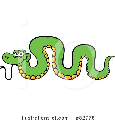Royalty-Free (RF) Snake Clipart Illustration by Zooco - Stock Sample #82778