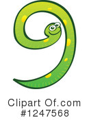 Snake Number Clipart #1247568 by Zooco