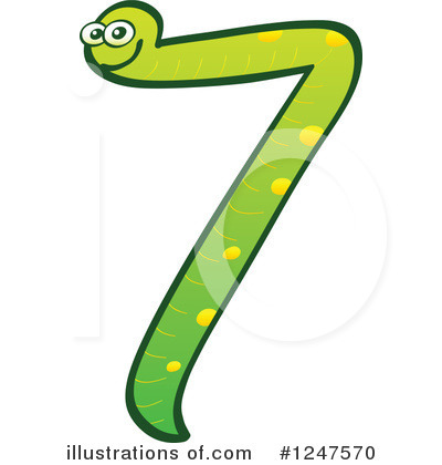 Royalty-Free (RF) Snake Number Clipart Illustration by Zooco - Stock Sample #1247570