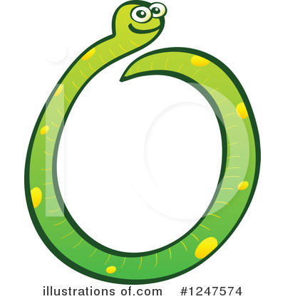 Royalty-Free (RF) Snake Number Clipart Illustration by Zooco - Stock Sample #1247574