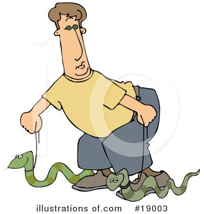 Royalty-Free (RF) Snakes Clipart Illustration by djart - Stock Sample #19003