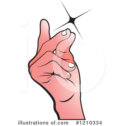 Royalty-Free (RF) Snapping Fingers Clipart Illustration by Lal Perera - Stock Sample #1210334