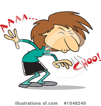 Sneeze Clipart #1048240 by toonaday