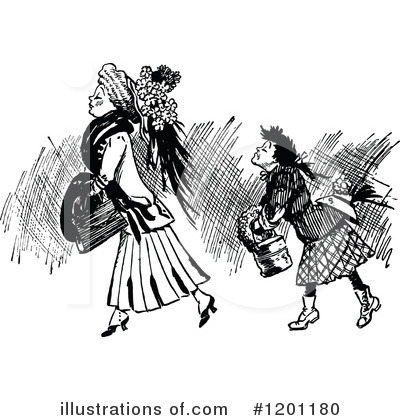 Royalty-Free (RF) Snob Clipart Illustration by Prawny Vintage - Stock Sample #1201180