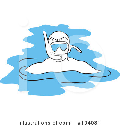 Royalty-Free (RF) Snorkel Clipart Illustration by Prawny - Stock Sample #104031