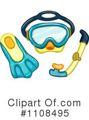 Snorkel Clipart #1108495 by BNP Design Studio