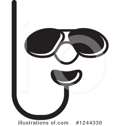 Royalty-Free (RF) Snorkel Clipart Illustration by Lal Perera - Stock Sample #1244330