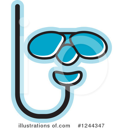 Royalty-Free (RF) Snorkel Clipart Illustration by Lal Perera - Stock Sample #1244347