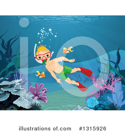 Snorkeling Clipart #1315926 by Pushkin