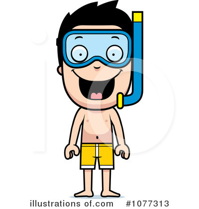 Royalty-Free (RF) Snorkeling Clipart Illustration by Cory Thoman - Stock Sample #1077313