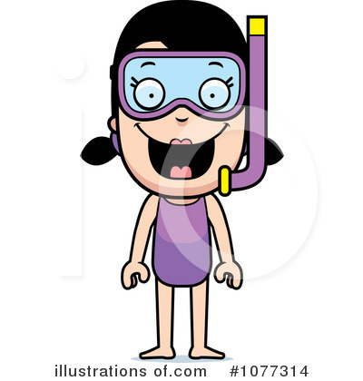 Royalty-Free (RF) Snorkeling Clipart Illustration by Cory Thoman - Stock Sample #1077314