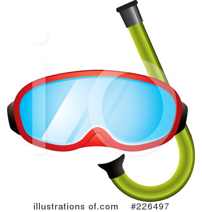 Royalty-Free (RF) Snorkeling Clipart Illustration by TA Images - Stock Sample #226497