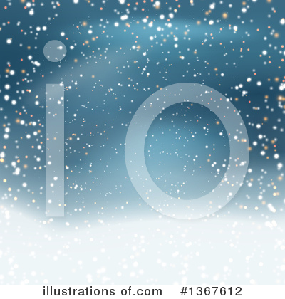 Royalty-Free (RF) Snow Clipart Illustration by KJ Pargeter - Stock Sample #1367612