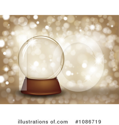 Snow Globe Clipart #1086719 by KJ Pargeter