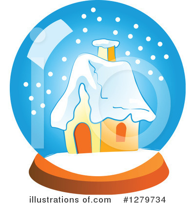 Royalty-Free (RF) Snow Globe Clipart Illustration by Vector Tradition SM - Stock Sample #1279734