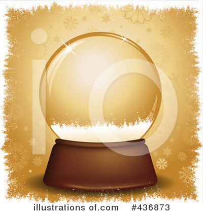 Royalty-Free (RF) Snow Globe Clipart Illustration by KJ Pargeter - Stock Sample #436873