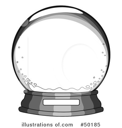 Royalty-Free (RF) Snow Globe Clipart Illustration by C Charley-Franzwa - Stock Sample #50185