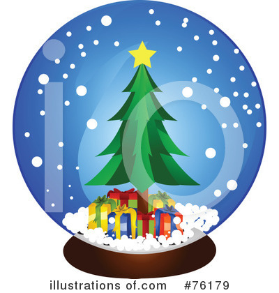 Royalty-Free (RF) Snow Globe Clipart Illustration by BNP Design Studio - Stock Sample #76179
