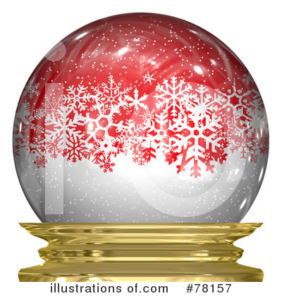 Royalty-Free (RF) Snow Globe Clipart Illustration by Arena Creative - Stock Sample #78157