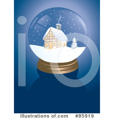 Royalty-Free (RF) Snow Globe Clipart Illustration by Rasmussen Images - Stock Sample #85919