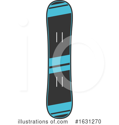 Snowboard Clipart #1631270 by Vector Tradition SM