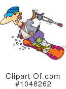 Snowboarding Clipart #1048262 by toonaday