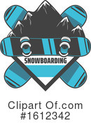 Snowboarding Clipart #1612342 by Vector Tradition SM