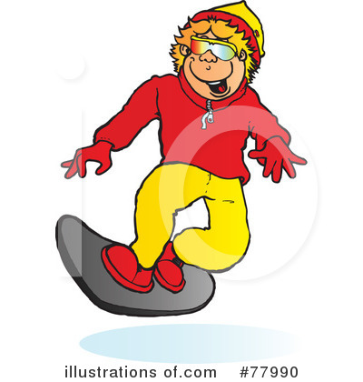 Snowboarding Clipart #77990 by Snowy